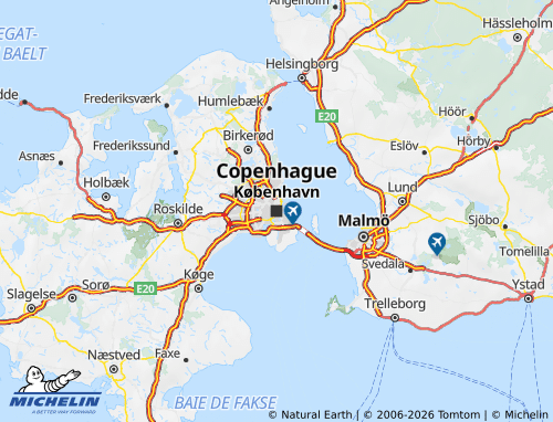 Mappa MICHELIN Hovedstaden - ViaMichelin