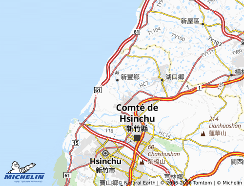 Mapa MICHELIN qi ding - ViaMichelin