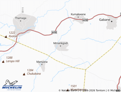 Mappa MICHELIN Mmankgodi - ViaMichelin