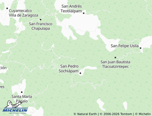 Mappa MICHELIN San Juan Zautla - ViaMichelin