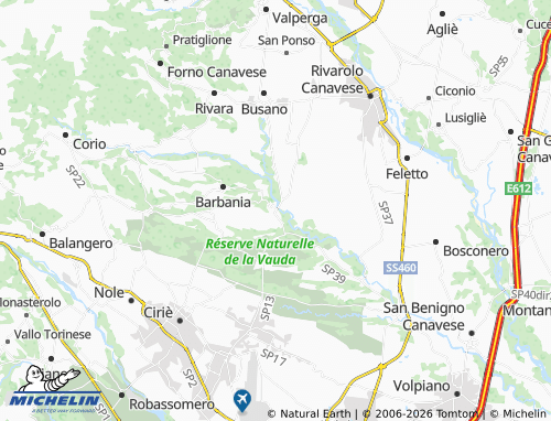 Mapa MICHELIN Front - ViaMichelin