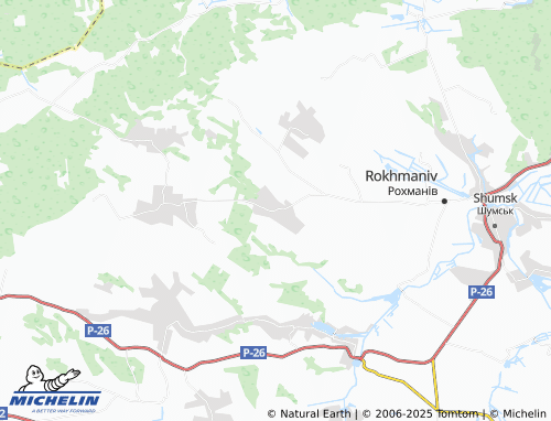 MICHELIN Zholobky map - ViaMichelin