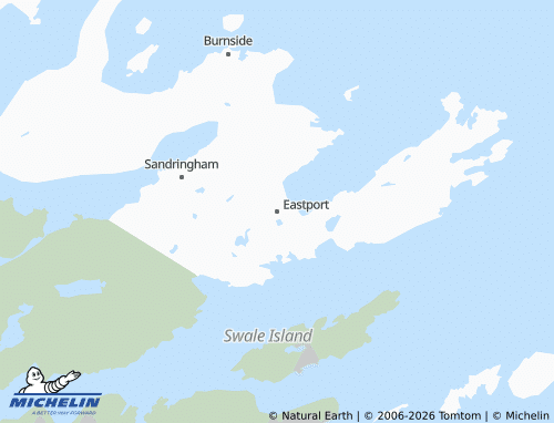 Mappa MICHELIN Eastport - ViaMichelin