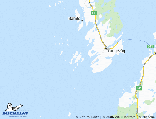 MICHELIN-Landkarte Espevær - ViaMichelin