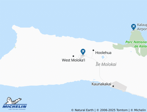 MICHELIN West Moloka'i map - ViaMichelin