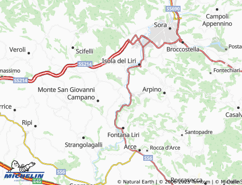 MICHELIN Chiaiamari map - ViaMichelin