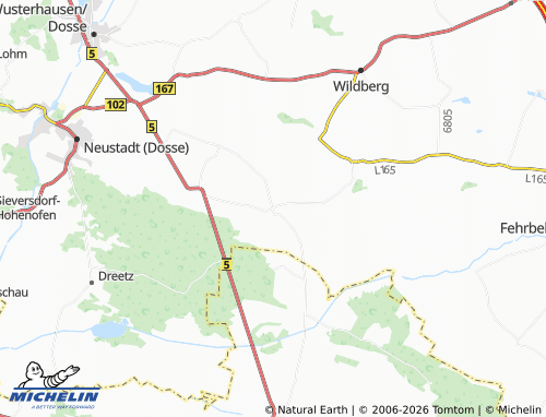 MICHELIN Nackel map - ViaMichelin