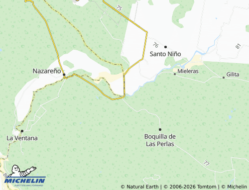 Mappa MICHELIN Las Palomas - ViaMichelin