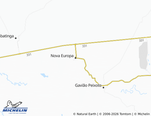 Mapa MICHELIN Nova Europa - ViaMichelin