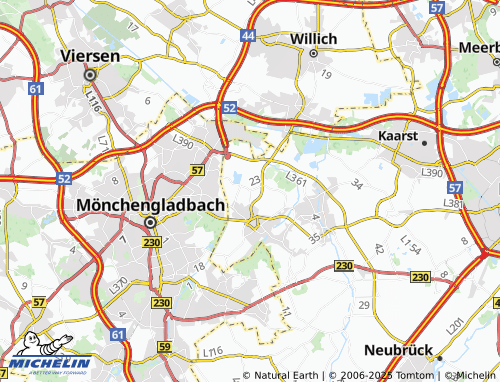MICHELIN Herzbroich map - ViaMichelin