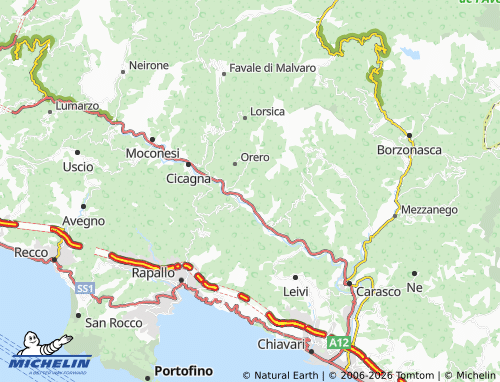 MICHELIN Soglio map - ViaMichelin
