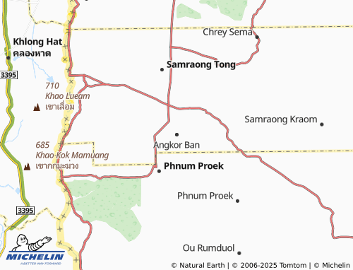 MICHELIN Angkor Ban map - ViaMichelin
