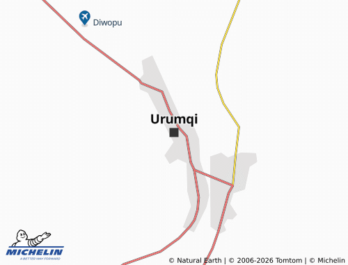 Mappa MICHELIN Urumqi - ViaMichelin
