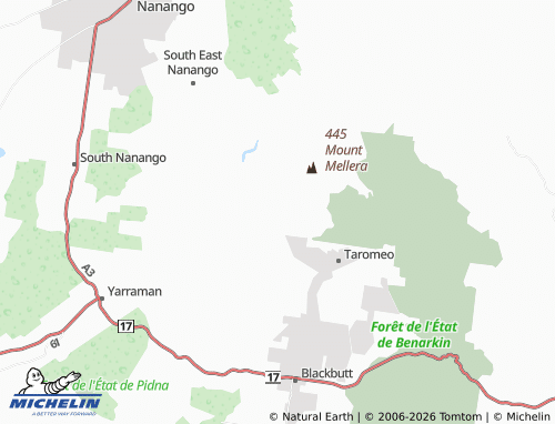 Mapa MICHELIN Teelah - ViaMichelin