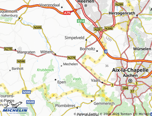 Mapa MICHELIN Nijswiller - ViaMichelin
