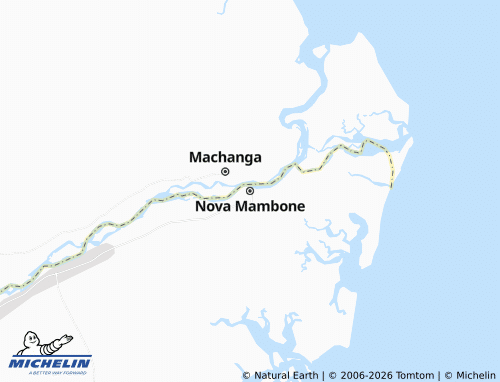MICHELIN-Landkarte Nova Mambone - ViaMichelin