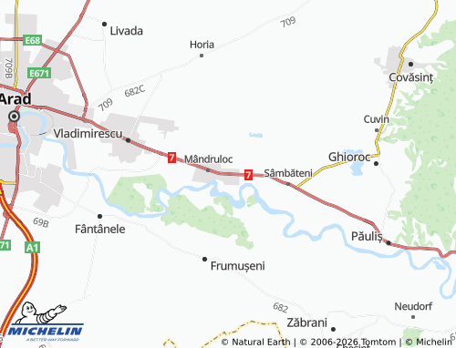 Mappa MICHELIN Cicir - ViaMichelin