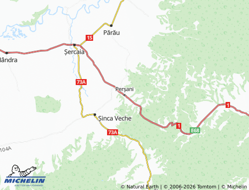 Carte MICHELIN Perșani - ViaMichelin