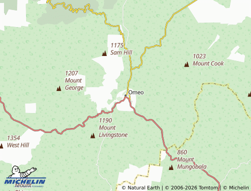 MICHELIN Omeo map - ViaMichelin