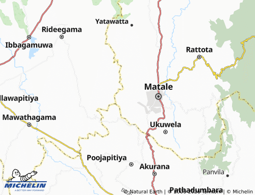Mappa MICHELIN Wattegedara2 - ViaMichelin