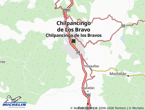 Mappa MICHELIN Paraíso Escondido - ViaMichelin