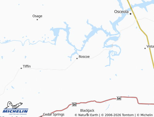 Mapa MICHELIN Roscoe - ViaMichelin