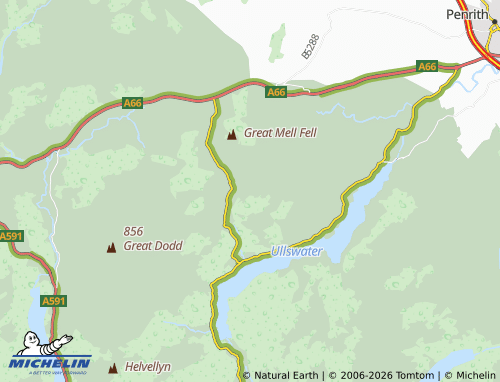 Carte MICHELIN Matterdale - ViaMichelin