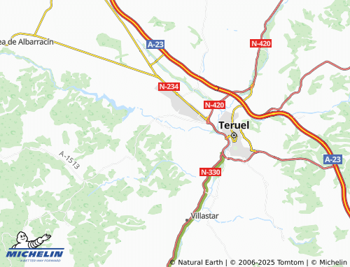 MICHELIN Barrio de La Guea map - ViaMichelin