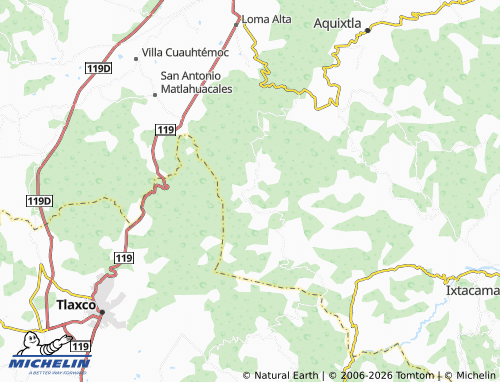 Mapa MICHELIN Cuapazola - ViaMichelin