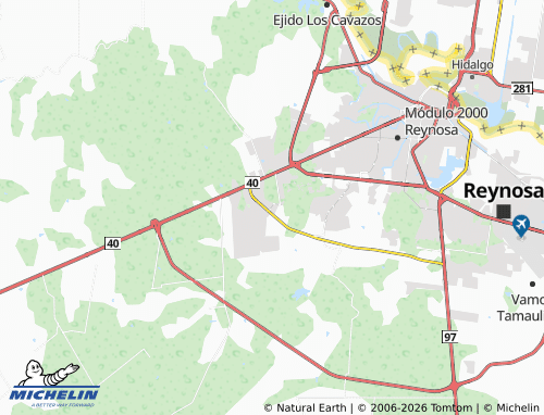 Mapa MICHELIN El Halcón - ViaMichelin