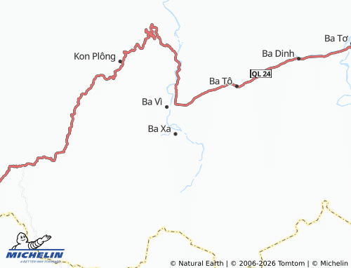 Mapa MICHELIN Ba Xa - ViaMichelin