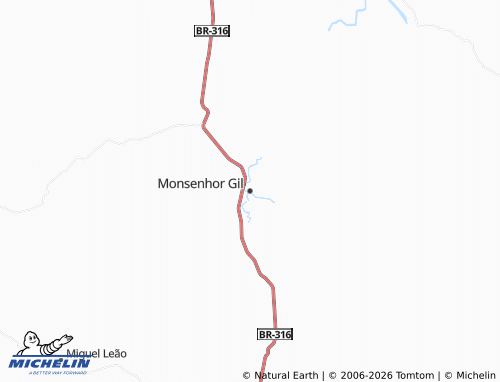 Mapa MICHELIN Monsenhor Gil - ViaMichelin