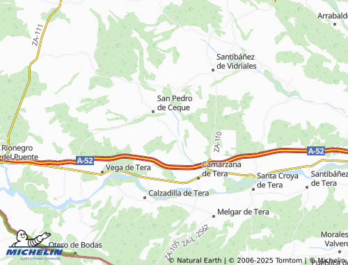 MICHELIN San Juanico 'El Nuevo' map - ViaMichelin
