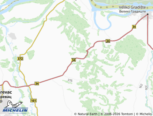 Mapa MICHELIN Majilovac - ViaMichelin