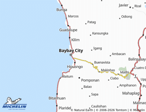 MICHELIN Poblacion Zone 11 map - ViaMichelin