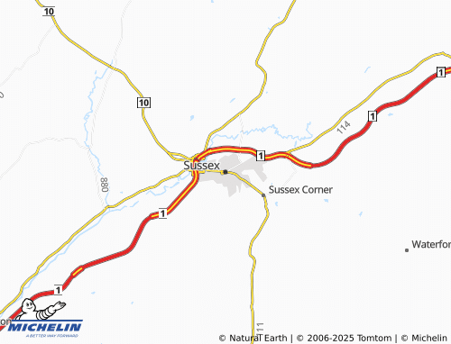 MICHELIN Sussex map - ViaMichelin