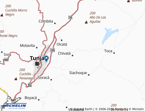 Mappa MICHELIN Chivatá - ViaMichelin