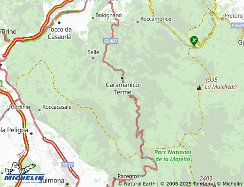 MICHELIN San Vittorino map - ViaMichelin
