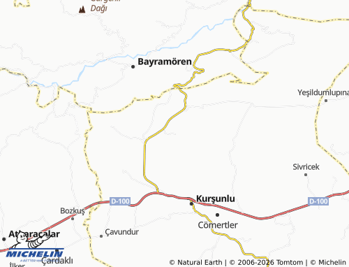 MICHELIN Madenli map - ViaMichelin