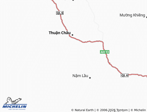 Mappa MICHELIN Púng Tra - ViaMichelin