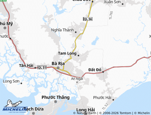 Mapa MICHELIN Hòa Long - ViaMichelin