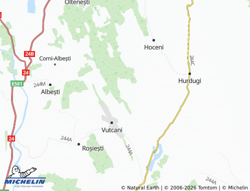 MICHELIN Barboși map - ViaMichelin