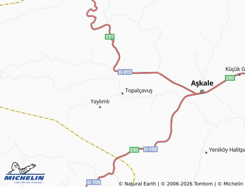 MICHELIN Topalçavuş map - ViaMichelin