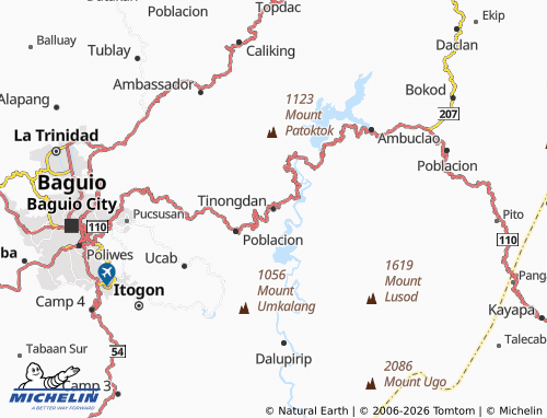 MICHELIN Tinongdan map - ViaMichelin