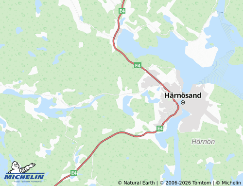 Carte MICHELIN Byåker - ViaMichelin