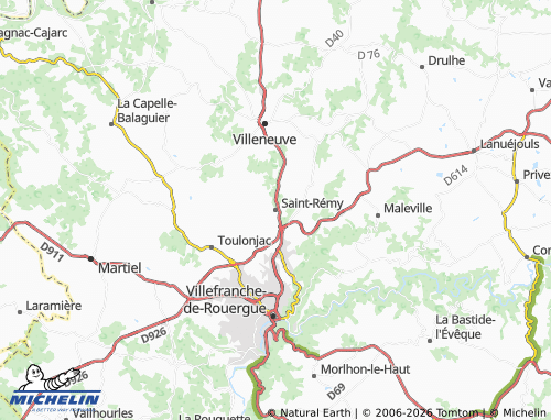 MICHELIN Saint-Rémy map - ViaMichelin