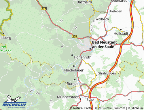 Mappa MICHELIN Hohenroth - ViaMichelin