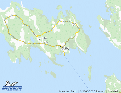 Mapa MICHELIN Sviby - ViaMichelin