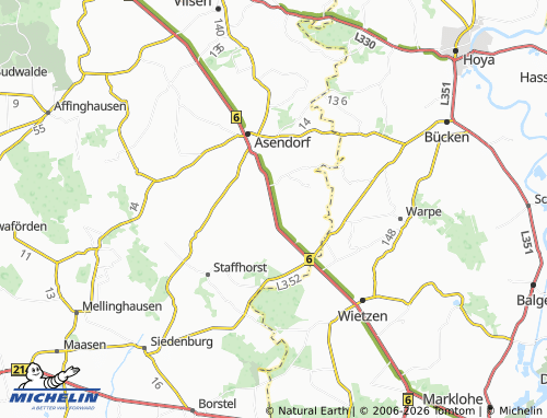 Mapa MICHELIN Brebber - ViaMichelin