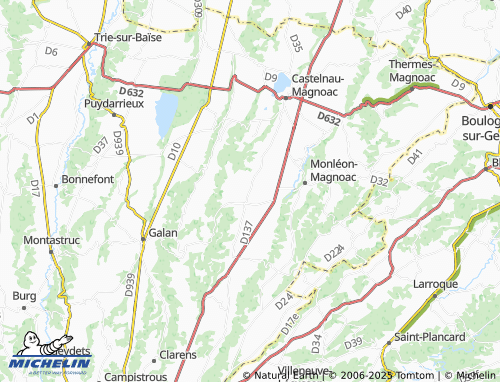 Carte MICHELIN Caubous - ViaMichelin